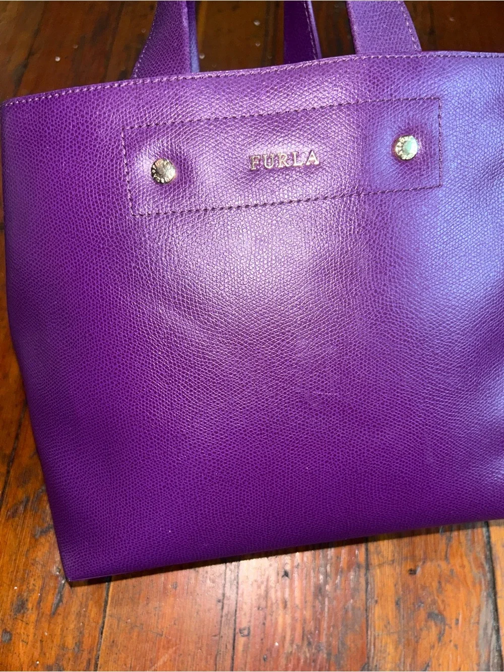 Furla Small  Purple Tote Bag